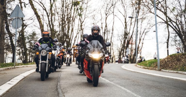 Group of Motorcyclists